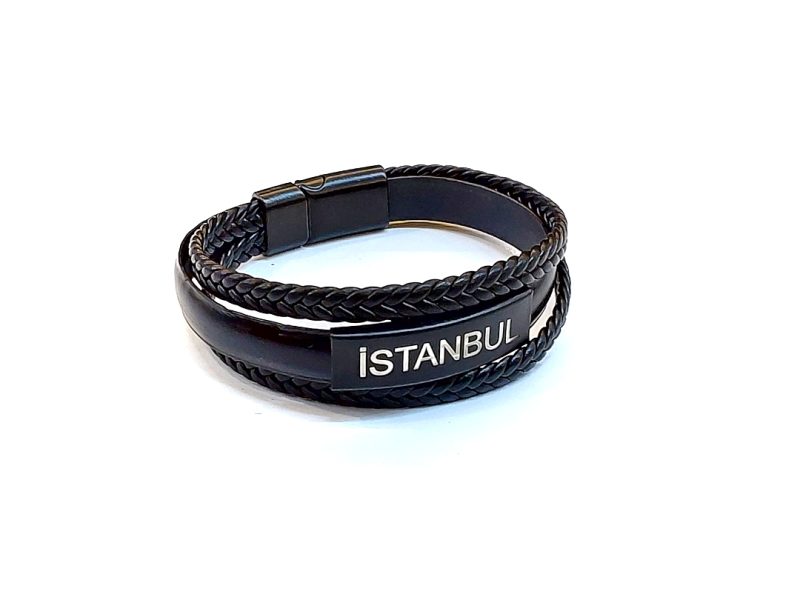 İstanbul Deri Bileklik #35-175