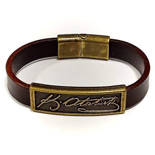 SL_040_019-1.jpg K. Atatürk Deri Bileklik #40-19